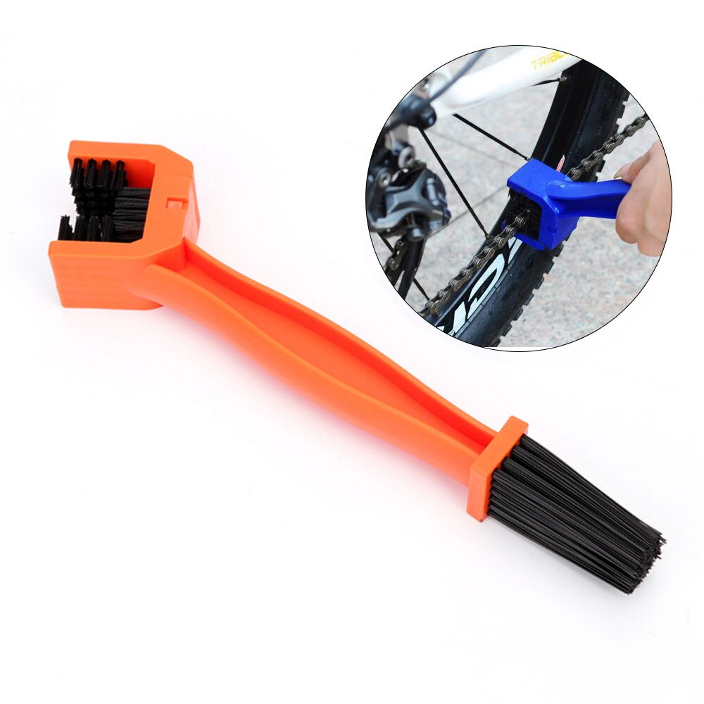 ZK30 Portable Bicycle Chain Cleaner Bike Brushes Scrubber Wash Tool Mountain Cycling Cleaning Kit Outdoor Accessory