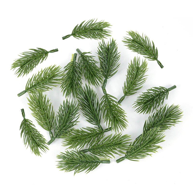 18cm Artificial Pine Branch Ornament Christmas Decoration Christmas Decorative Flower Xmas Decor Christmas Tree Accessories