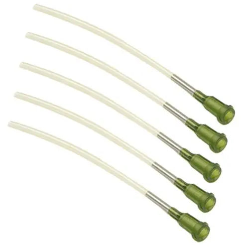 5 Pack - Little Bird Oral Gavage Needle (Outer Diameter= 3mm) 3.5inch(90mm) Long Silicone Soft Tube (Without Syringe)