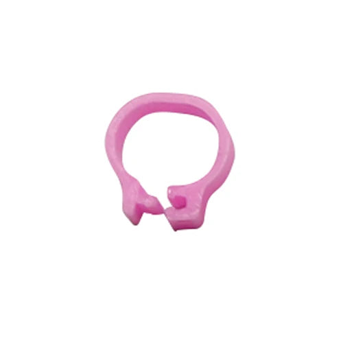 400 Pcs 8mm Bird Foot Clip Ring Pigeon Training Tools 10 Colors Bird Parrot Feeding Identification Foot Ring Animal Supplies