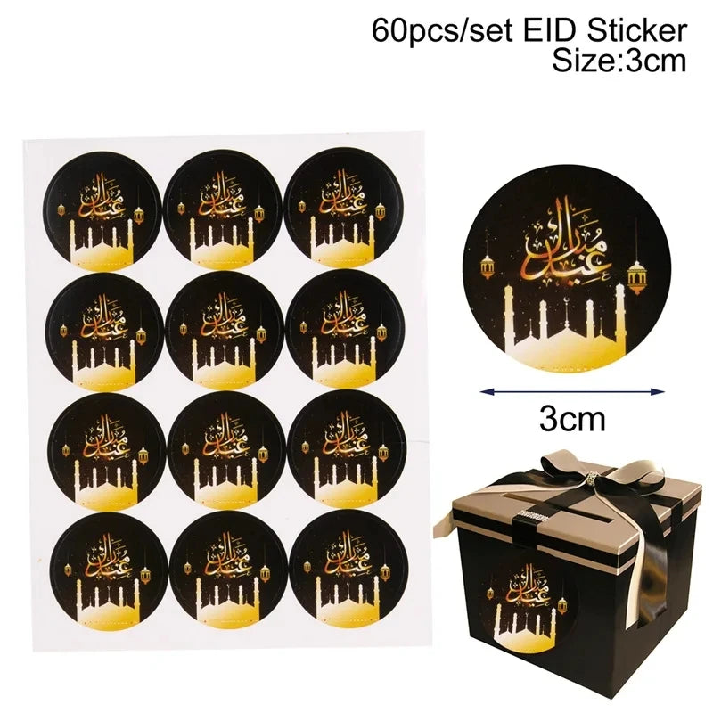 Eid Mubarak Banner Balloons Ramadan Kareem Islamic Muslim Party Decor Ramadan Decoration for Home 2024 Adha Aid Mubarak