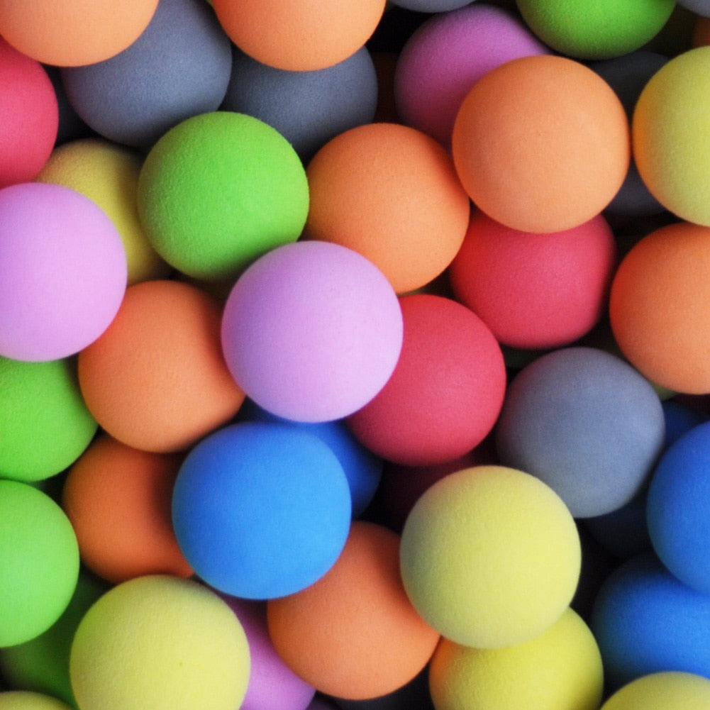 20pcs/Bag Golf Balls EVA Foam Soft Sponge Balls for Golf/Tennis Training Solid Color for Outdoor Golf Practice Balls