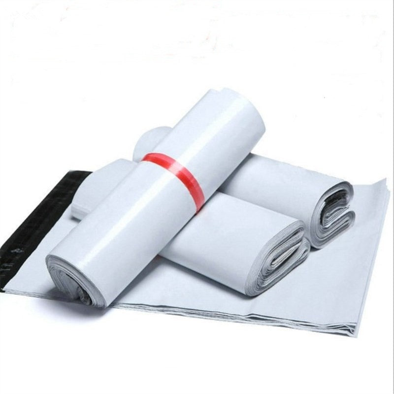 100Pcs/Lot Samll Size Courier Bags White Self-Seal Adhesive Storage Bags Plastic Poly Envelope Mailer Postal Mailing Bags