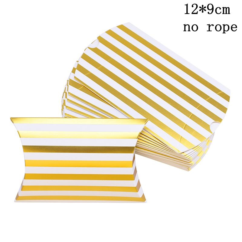 Kraft Paper Box Thank You Candy Boxes Mini Pillow Shape Wedding Favors Box for Thanksgiving Birthday Eater Party Supplies