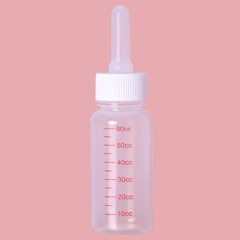 1pcs Pet Milk Bottle 30ml Silicone Nipple Small Animal Feeding Hamster Cat Dogs Puppy