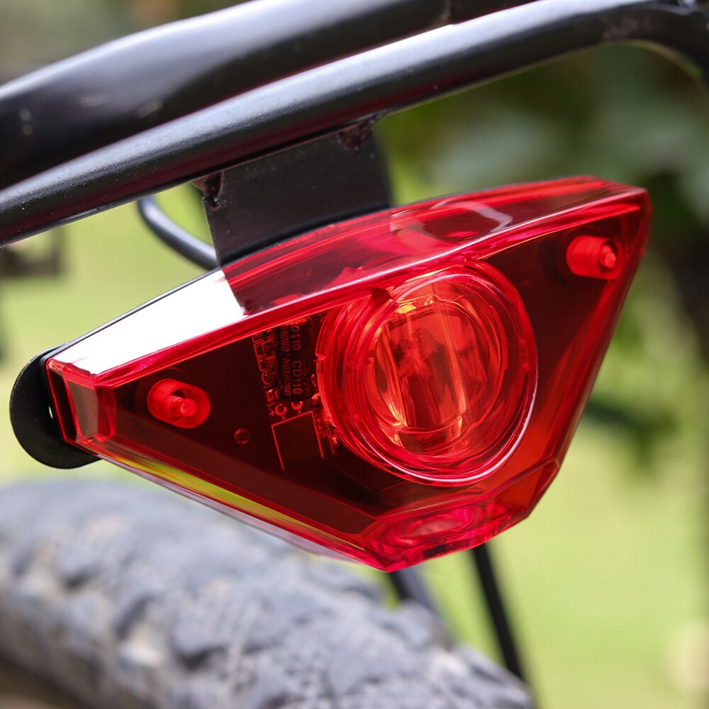 Ebike Light Electric Bicycle Light Built-In Speaker Input 12V 24V 36V 48V 56V LED Lamp 85Lux Electric Scooter Headlights Parts
