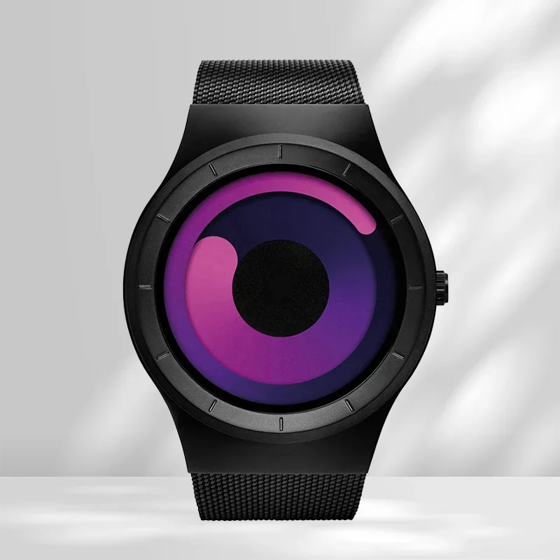 Creative Quartz Watches Men Top FASHION Brand Casual Stainless Steel Mesh Band Unisex Watch Clock Male Female Gentleman