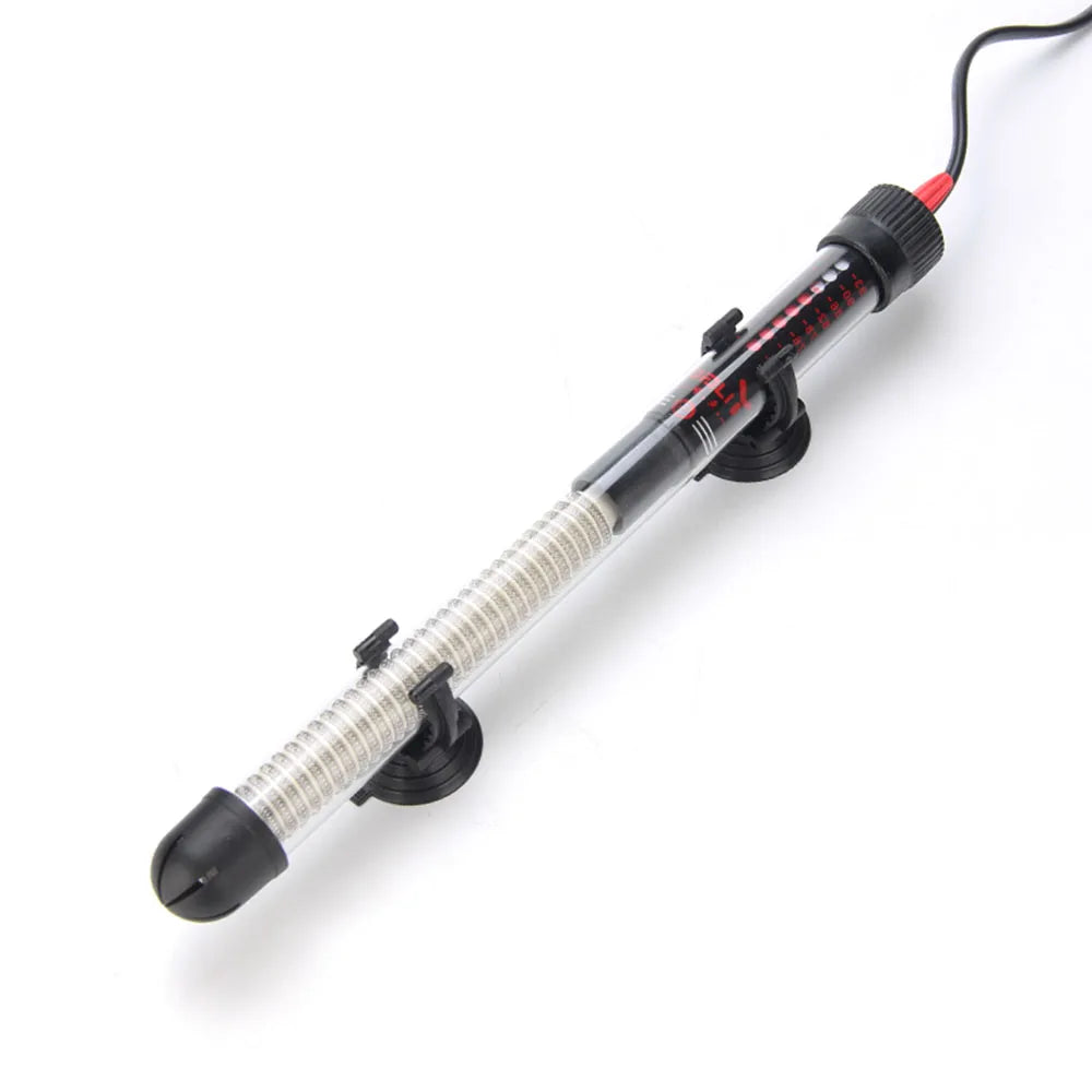 110v-220v Adjustable Temperature Thermostat Heater Rod 25w/ 50w/ 100w/ 200w/ 300W Submersible Aquarium Fish Tank Water Heat