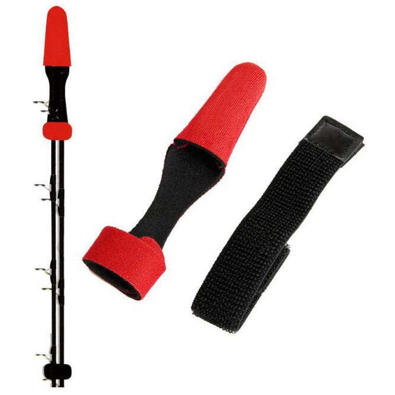 2pcs/Lot Fishing Rod Tip Cover Fishing Tool Cable Tie Rod Carp Strap Belt Tie Rod Fishing Accessories Tackles