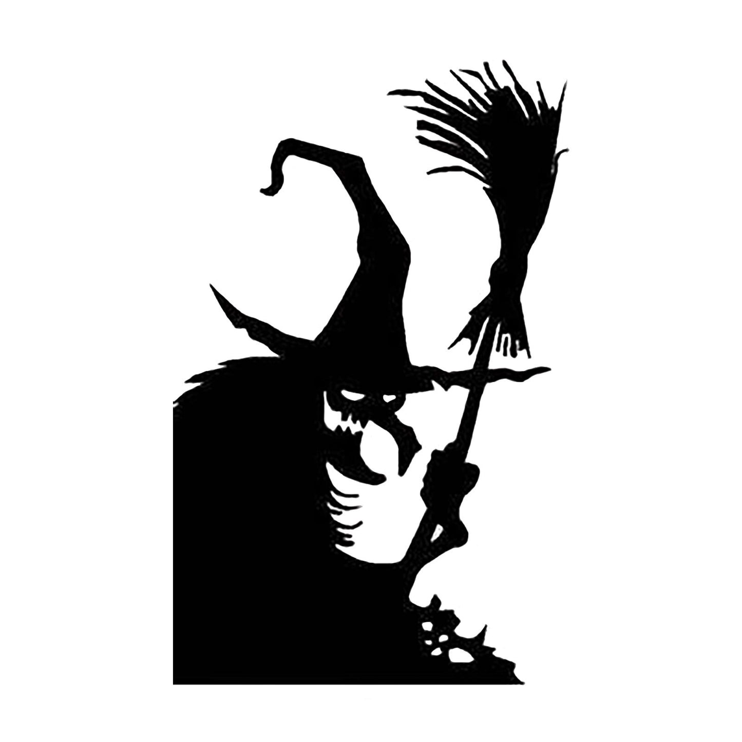 Horror Party Supplies Halloween Window Decoration Halloween Door Wall Decoration Sticker Scary Witch Halloween Home Decor