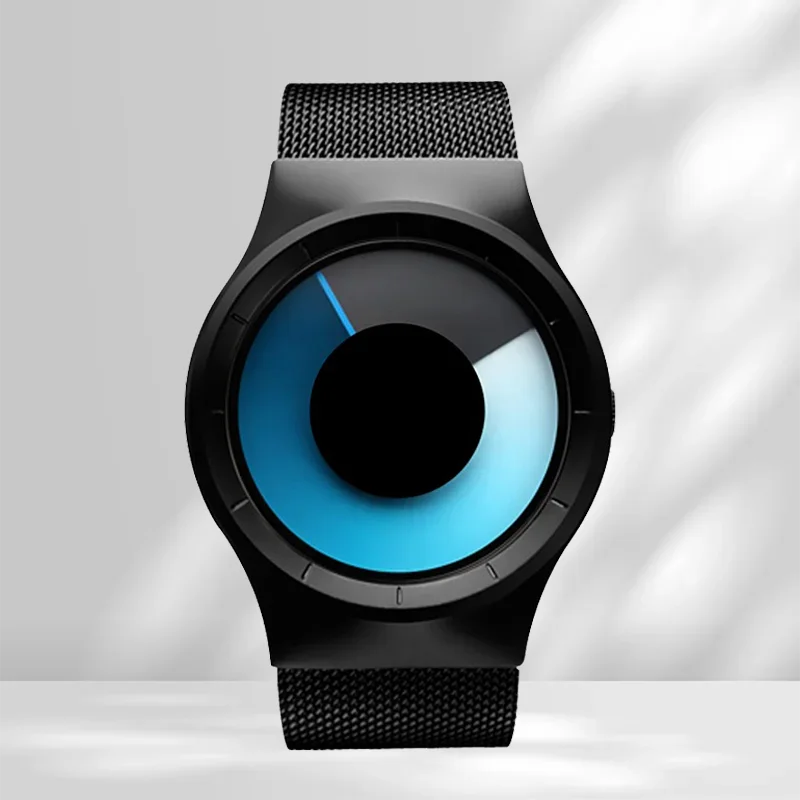 Creative Quartz Watches Men Top FASHION Brand Casual Stainless Steel Mesh Band Unisex Watch Clock Male Female Gentleman