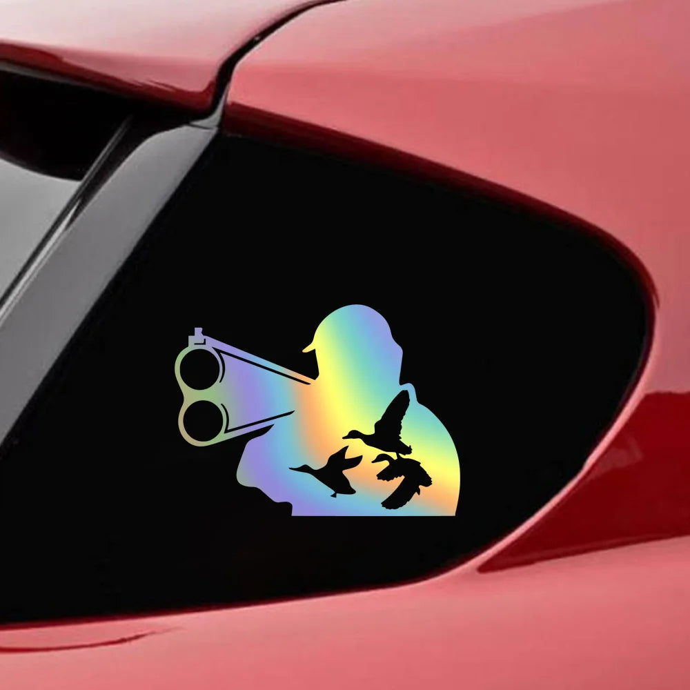 Hunter Car Stickers Hunting Adventure Decal for Auto Body Cars Head Engine Cover Windows Decoration Wrap Vinyl
