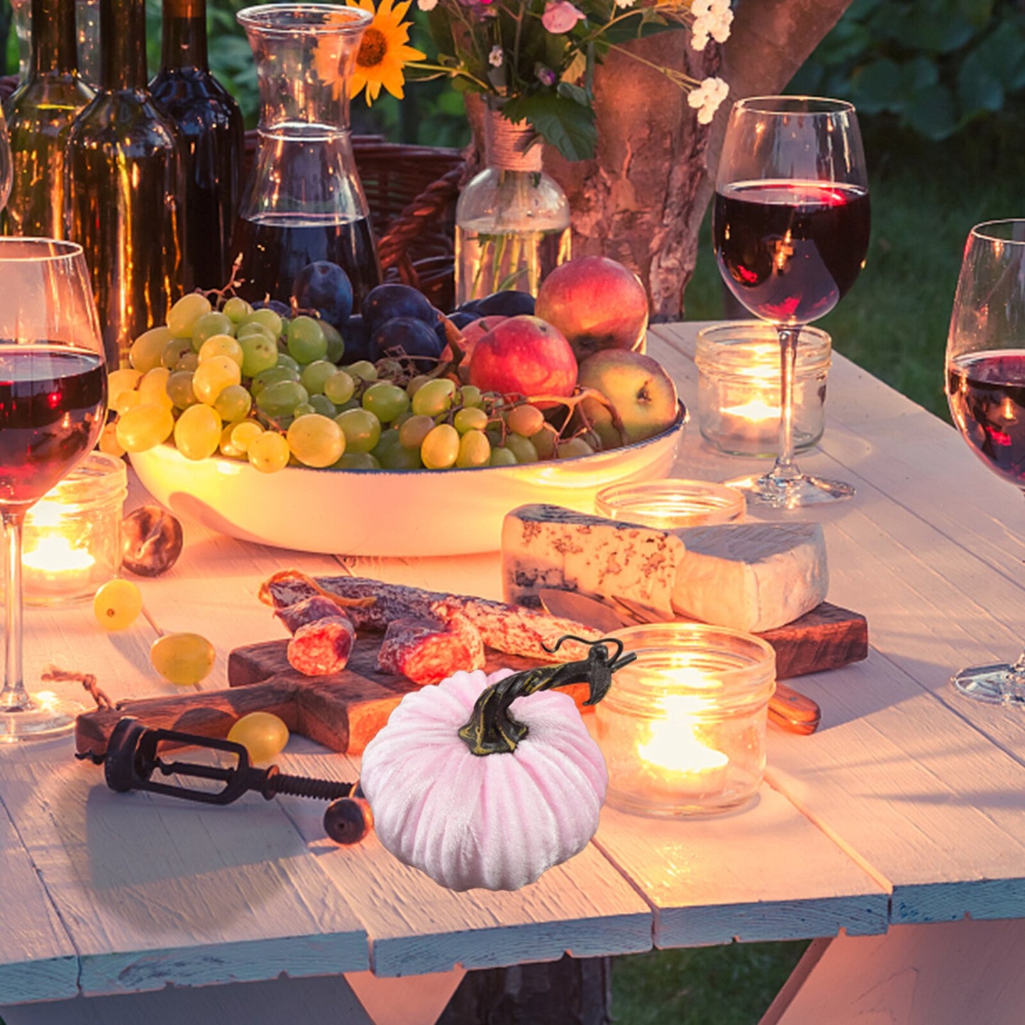Simulated Vegetables Velvet Pumpkins Exquisite Soft Artificial Pumpkin Thanksgiving Home Decor Halloween Party Decoration