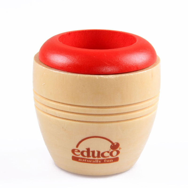 1Pcs Kids Toys Magic Kaleidoscope Wooden Baby Montessori Early Educaional Puzzle Random Color Birthday