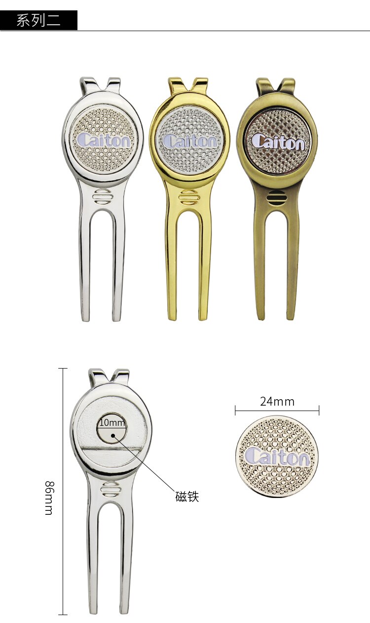 1Pc Steel Golf Divot Repair Tool Pitch Groove Cleaner Golf Pitchfork Putting Green Fork Golf Training Aids Drop Ship