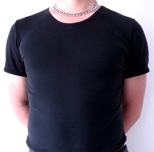 12mm 18'' - 36'' Inches Customize Length Mens High Quality Stainless Steel Necklace Curb Cuban Link Chain Fashion Jewerly