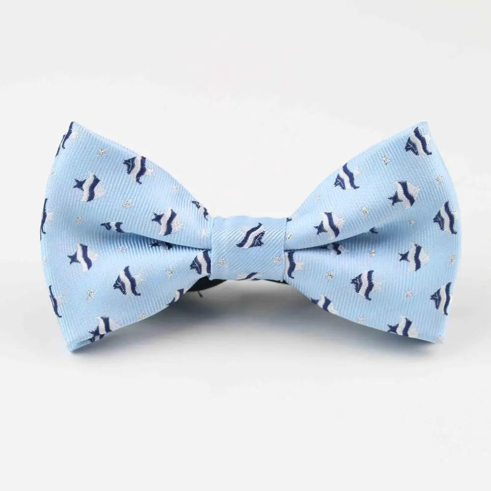 Plaid Children Bowtie Polester Bowties Baby Kid Kids Classical Pet Striped Butterfly Bow Tie Elk Bike Umbrella Dog Car