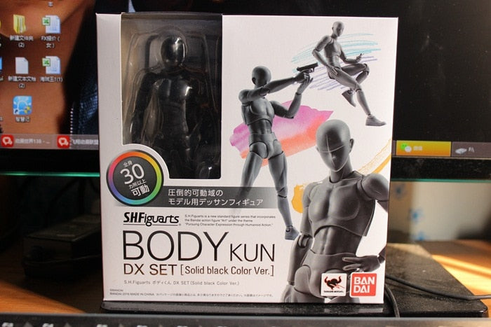 14cm Artist Art Painting Anime Figure SHF Sketch Draw Male Female Movable Body Chan Joint Action Figure Toy Model Draw Mannequin