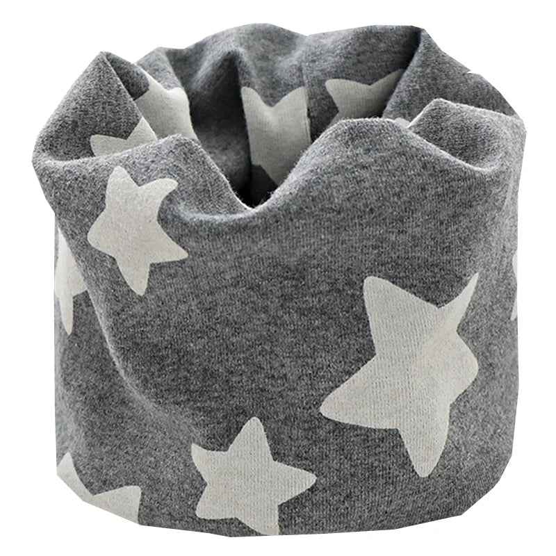 New Autumn Winter Girls Cotton Scarf Kids Scarf Bibs LIC Boys Girls Scarves Lovely Kids Collar Children Bufandas O Ring Scarf