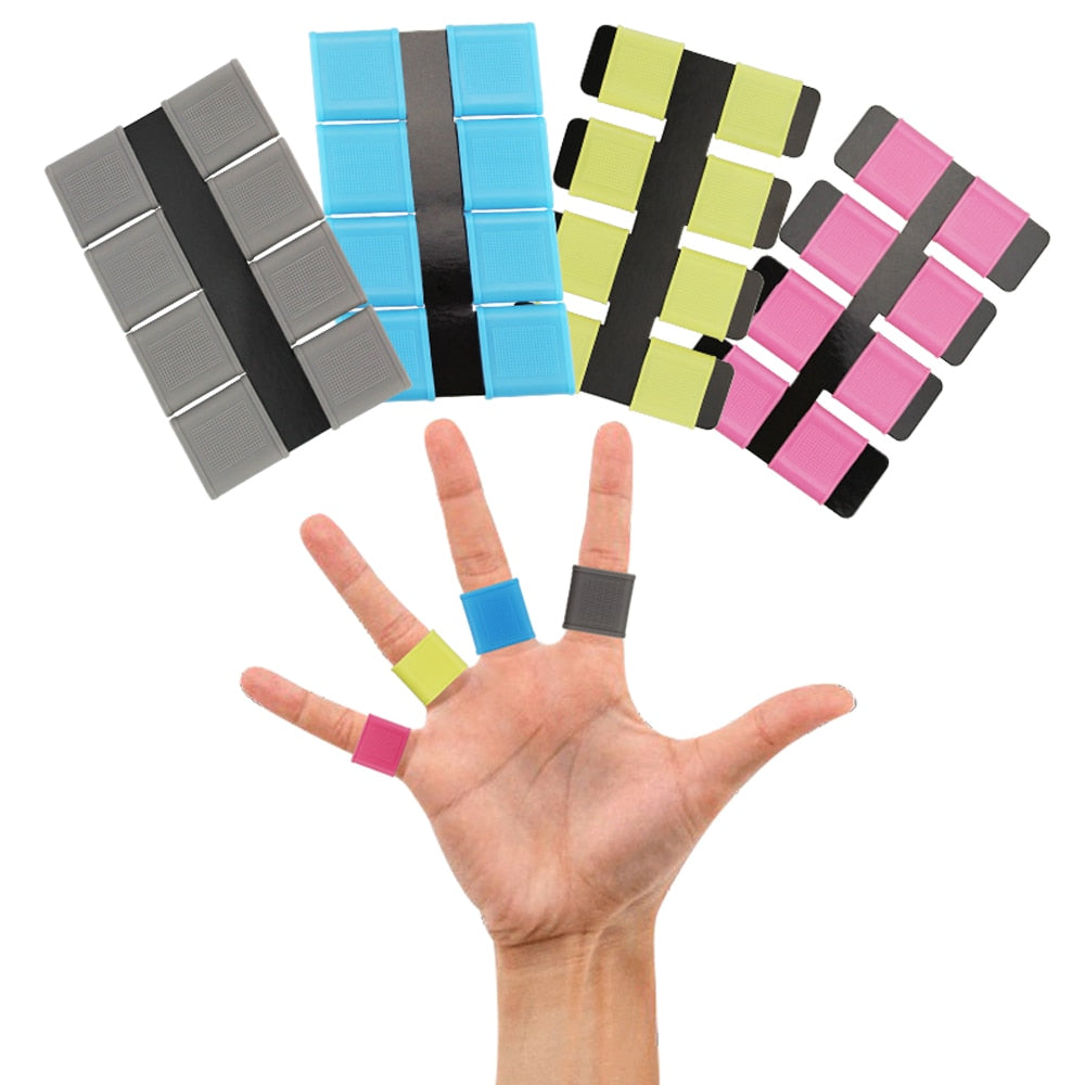 Golf Finger Toe Silicon Support Sleeve Protector Grip 8pcs/Set , Fit for Men Women, Golf Finger Protection Non Slip