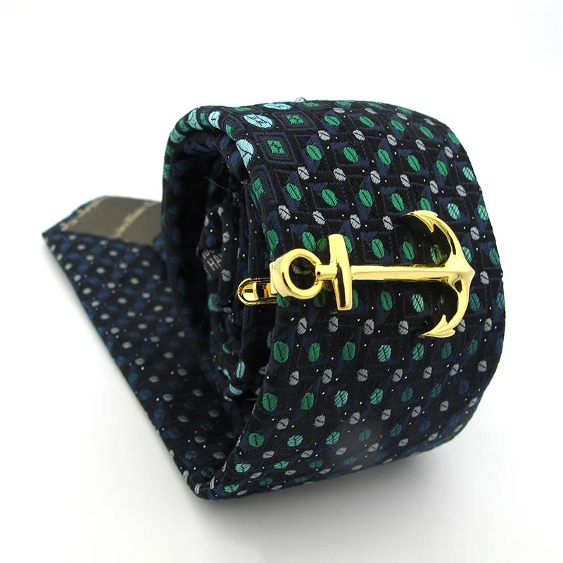 Men's Tie Clips 29 Designs Option Novel Superheroes Style Anchor Design Tie Pins