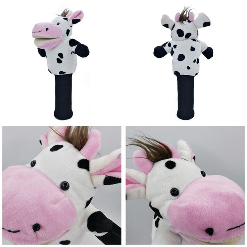 All Kinds of Animals Golf Head Covers Fit Up to Fairway Woods Men Lady Golf Club Cover Mascot Novelty Cute