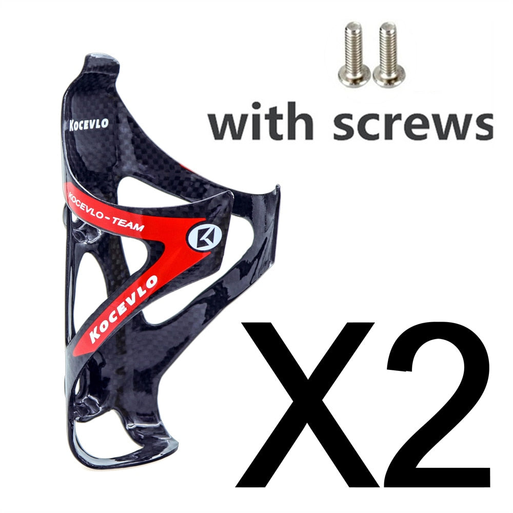 KOCEVLO Full Carbon Fiber Bicycle Ultralig Water Bottle Cage MTB Road Bike Bottle Holder Ultra Light Cycle Equipment Matte/Light