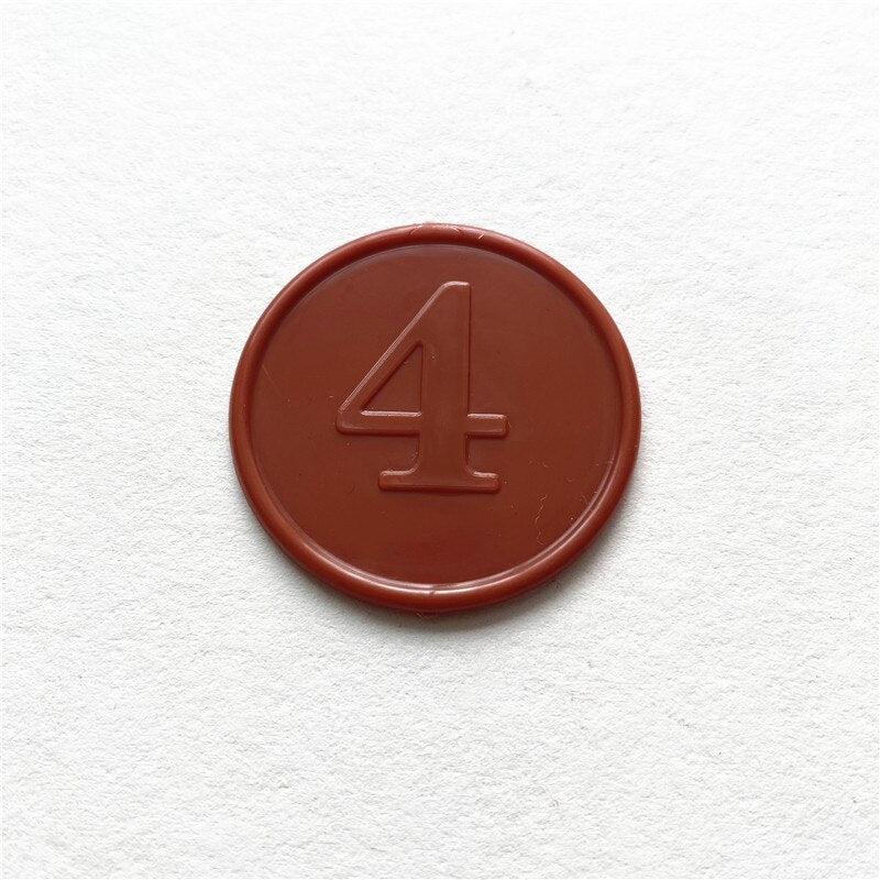 10pcs/Lots!Plastic Poker Chip for Gaming Tokens Plastic Coins Family Club Board Games Toy Creative for Children