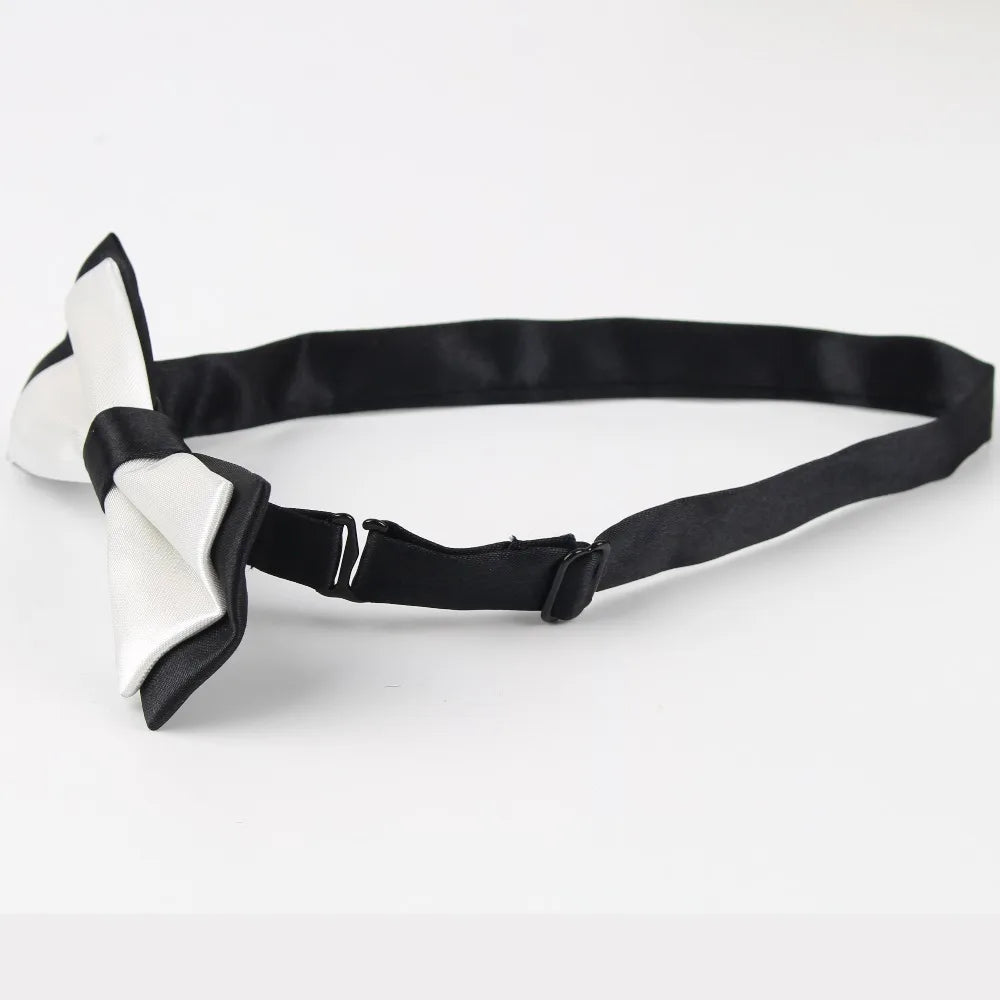 Solid Color Children Belt Bowtie Set Baby Boys Suspenders Polyester Y-Back Braces Two Colors Bow Tie Adjustable Elastic Kids