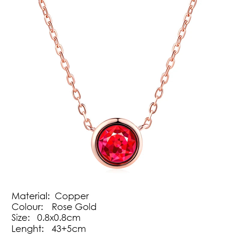 ZHOUYANG Pendant Necklaces Jewelry for Women Rose Gold Color Chain Jewellery Heart Necklace Cubic Zirconia N388