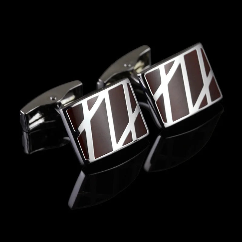 French Shirt Cufflink for Mens Brand Designer Cuffs Button Male Silver High Quality Luxury Wedding Jewelry Father's Day