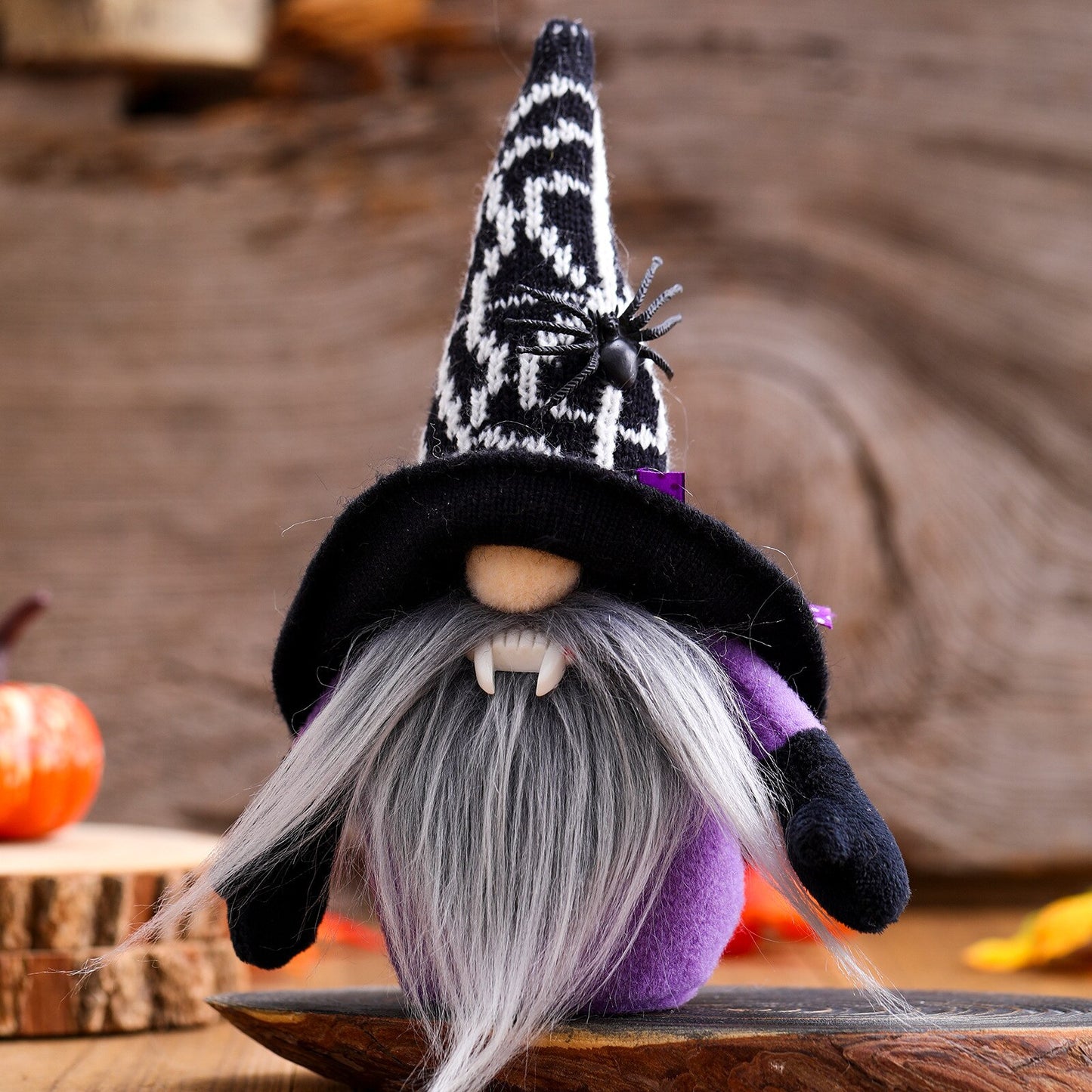 Halloween Broomstick Top Hat Witch Dwarf Gnome Doll Ornaments Cute Cartoon Dwarf Elf Home Decor Halloween Xmas Party Celebration