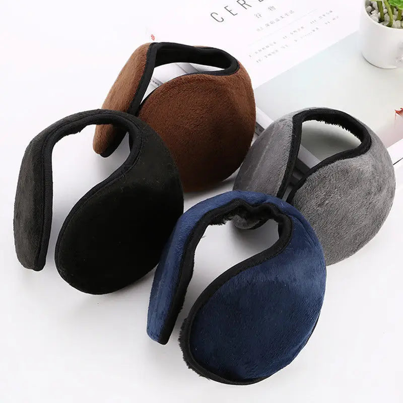 Cotton Earmuffs Soft Thicken HeadBand Plush Ear Cover Muff Protector Earflap for Men Women Girls Ear Winter Warmer