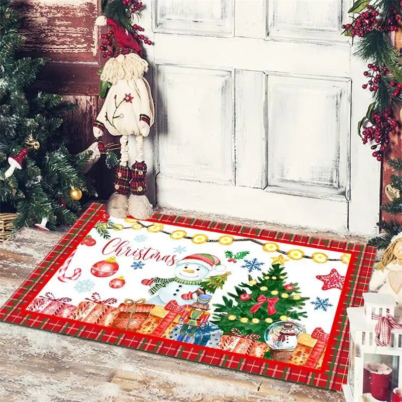 Waterproof Christmas Dining Tablecloth / Xmas Dining Chair Covers Christma