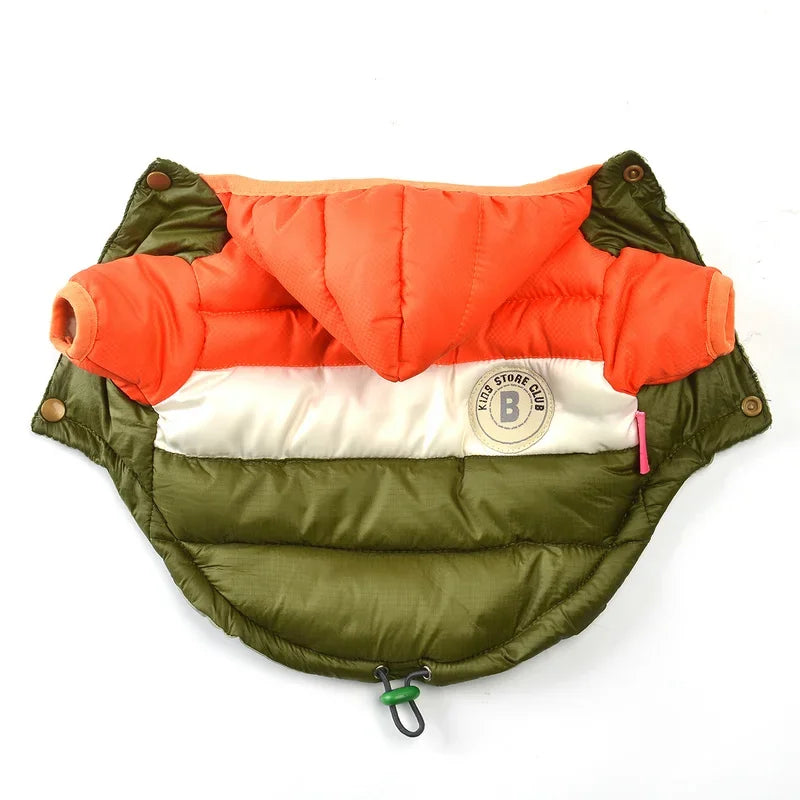 Autumn Winter Pet Clothes for Dogs Waterproof Hooded Dog Coat Jacket Warm Puppy Pet Clothing Chihuahua French Bulldog Clothes