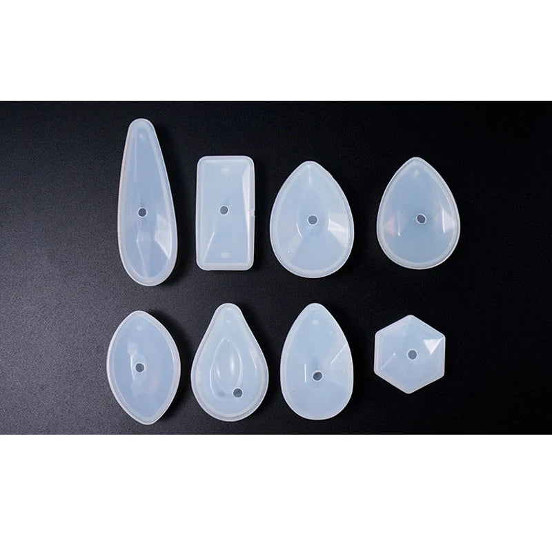 1PC 3D Pendant DIY Necklace Jewelry Mold Pendants Crystal Scale Jewelry Resin Molds for Jewelry Making Tool