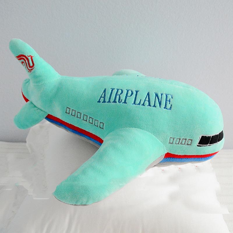 Simulation Plush Cat Rocket Airplane Toy Stuffed Lifelike Transportation Pillow Creative Boy Home Decor Toys for Children