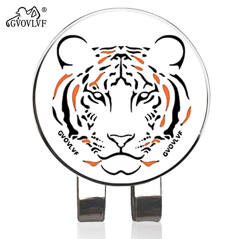 24 Kinds Different Design Golf Marker W Golf Hat Clip Clamp Golf Ball Mark Animals Wine Cup Plants Shoes Flag 1pcs