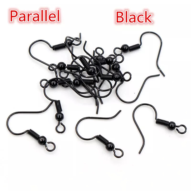 100pcs/Lot 20x17mm DIY Earring Findings Earrings Clasps Hooks Fittings DIY Jewelry Making Accessories Iron Hook Earwire Jewelry