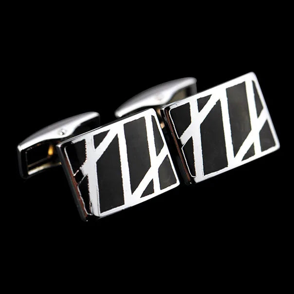 French Shirt Cufflink for Mens Brand Designer Cuffs Button Male Silver High Quality Luxury Wedding Jewelry Father's Day