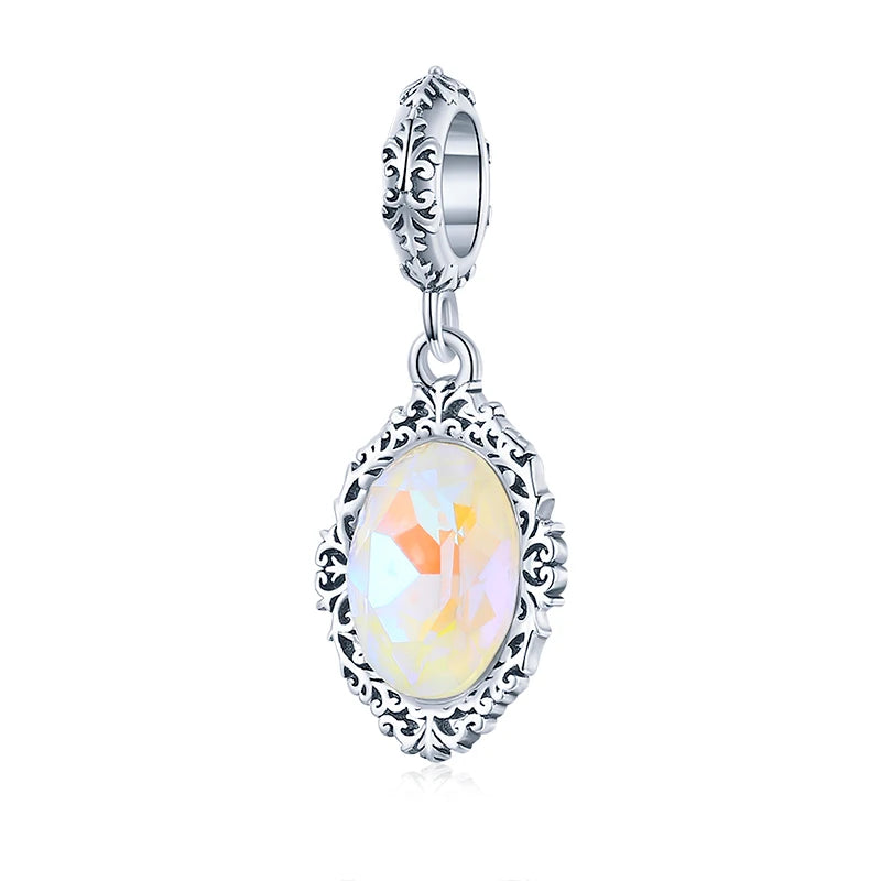 WOSTU 925 Sterling Silver Bee Dreamcatcher Wings Bead Charm Pendant Fit Original Bracelet Bangle Women DIY Fine Jewelry