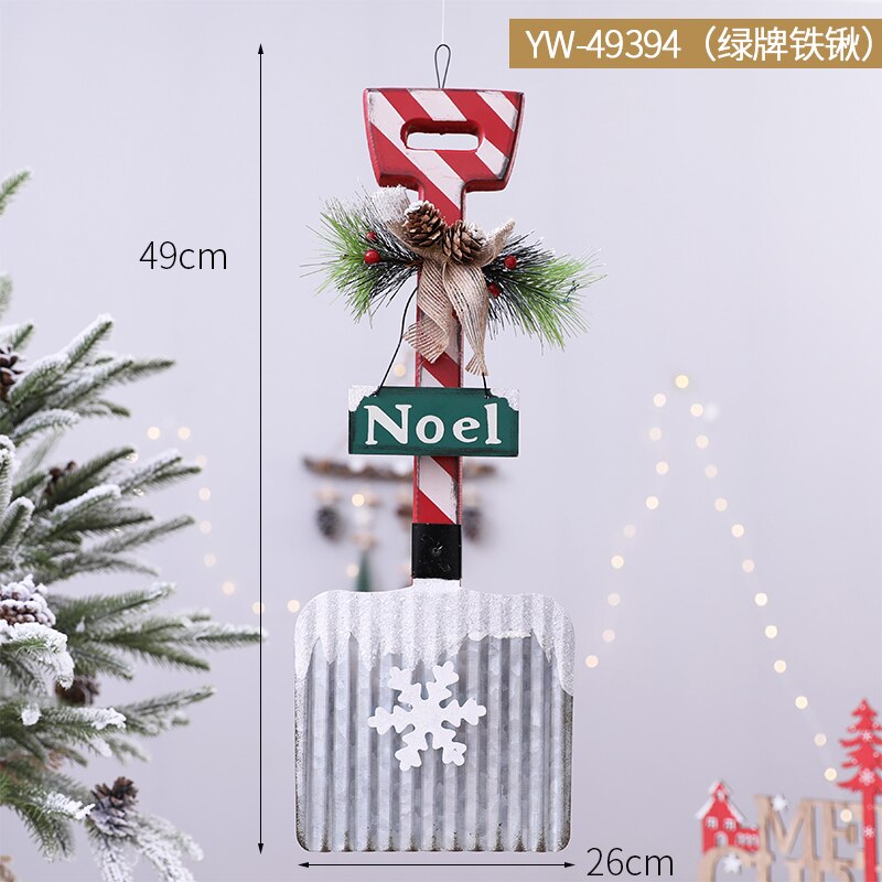Christmas Decor Floor Letterbox Postbox Home Outdoor Wood Christmas Party Decora