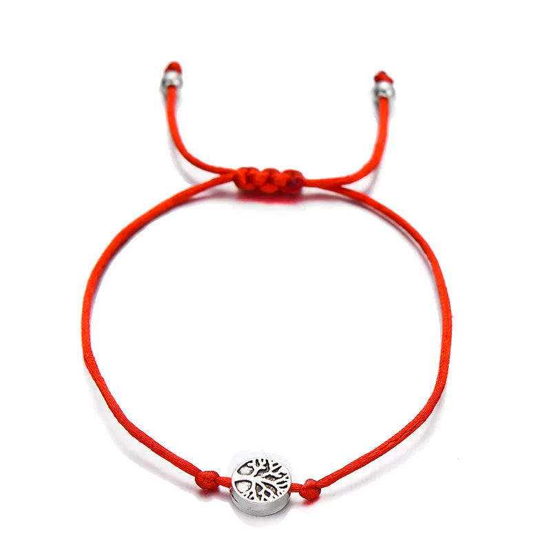 Pipitree Life Tree Charm Bracelets for Women Men Children Lucky Red String Friendship Wish Bracelets Jewelry Adjustable