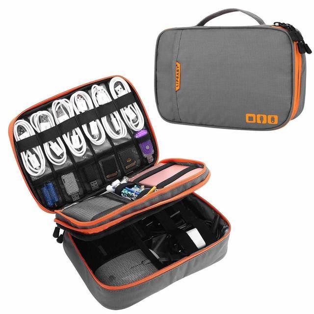 TUUTH Travel Digital Cable Storage Bag Mobile Power Organizer Bag Electronics Accessories Bag Case for Earphones