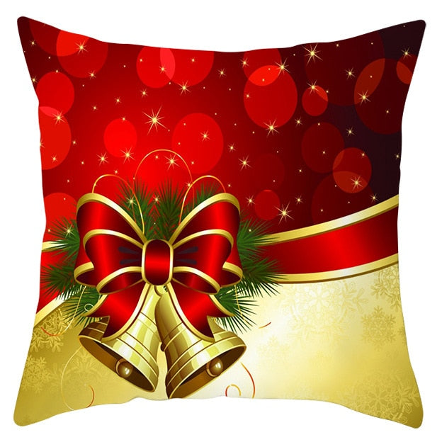 45x45cm Santa Claus Christmas Pillowcase Merry Christmas Decor for Home Christmas Ornament Xmas