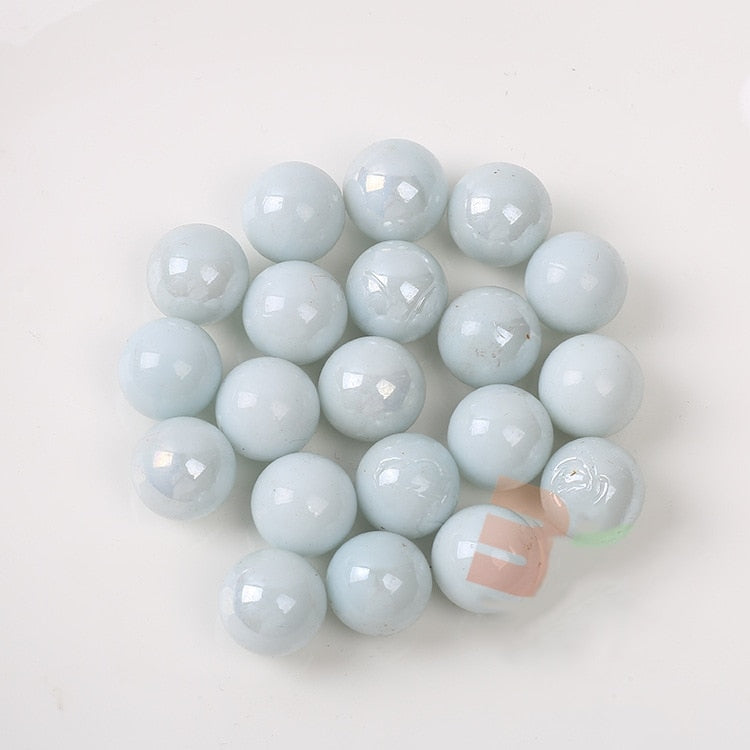 16mm Glass Marbles Balls Charms Clear Pinball Machine Home Decor for Fish Tank Vase Aquarium Toys for Kids Children 10PCS