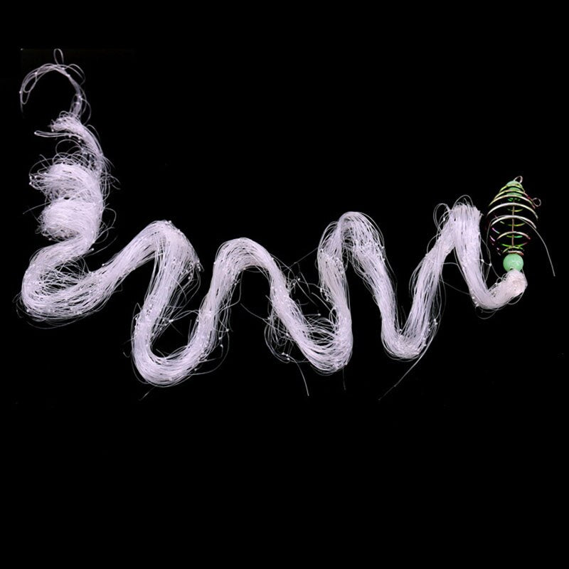 Multi Size Fishing Net Trap Mesh Luminous Netting Fishnet Tackle Design Copper Spring Shoal Cast Gill Nets for Fishing Traps