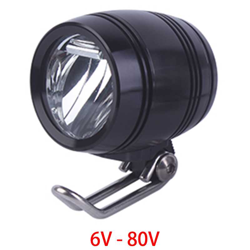 36V 48V Compatible E-Bike Headlight Taillight Set Front Light Rear Light Set Headlamp Taillamp Set