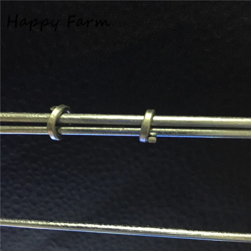 600pcs/Box M Nail Cages Installed Chicken Duck Bird Dog Cage Clamp 2.0 Quail Tied Dove Cage Clamp Rabbit Staples