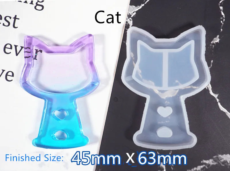 New Arrival Shaker Molds Milk Bottle UV Resin Epoxy Mold Magic Wand Oil Syringe Craft Tools